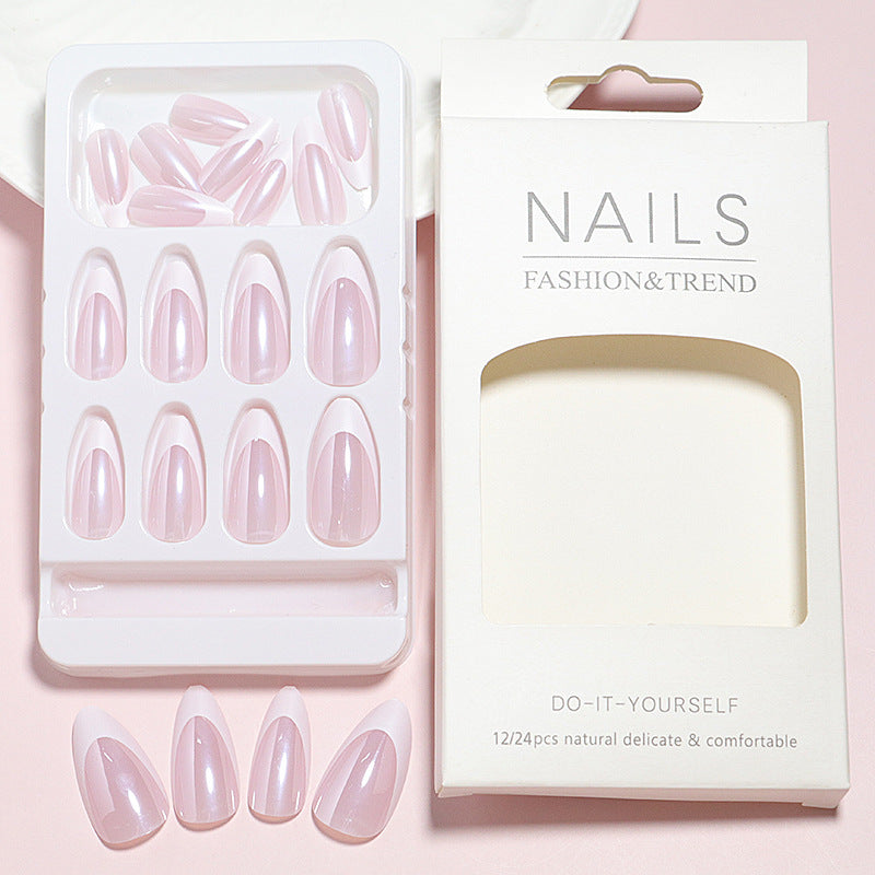 DIY Natural Glossy Press-On Nail Set Kalsten