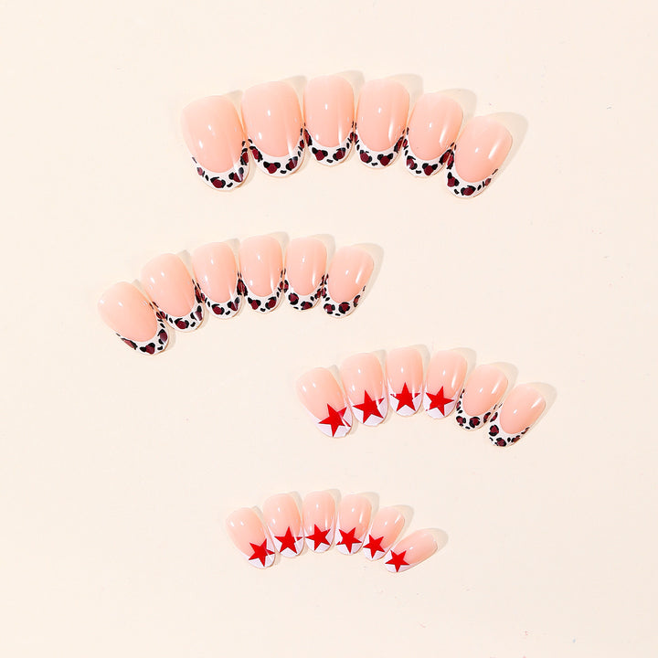 Chic Star and Animal Print Nail Art Set Kalsten