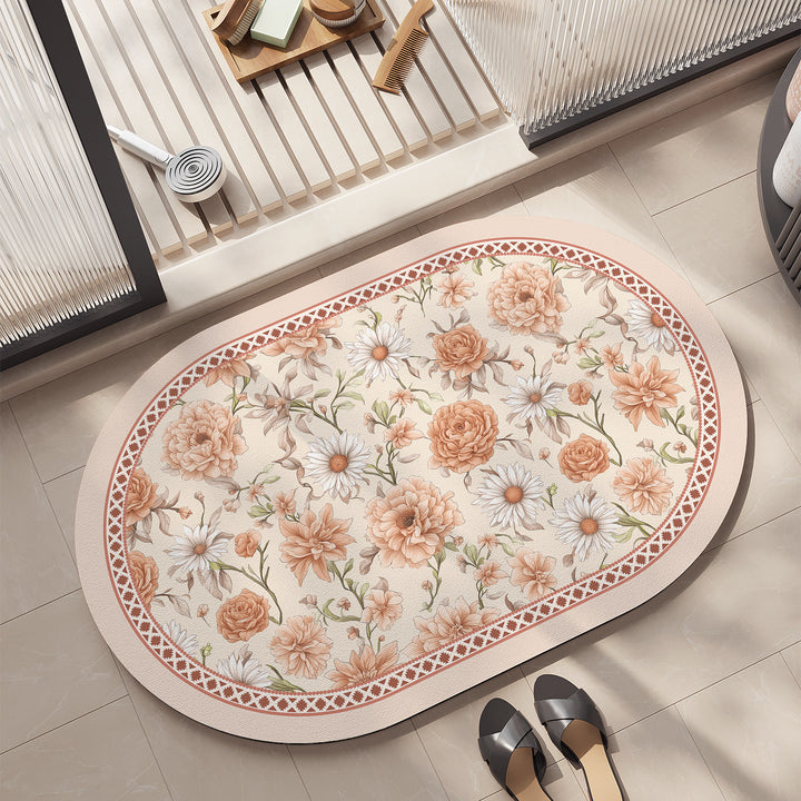 Decorative Floral Area Rug