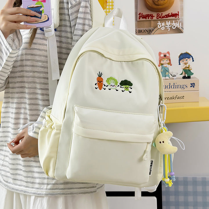 Casual Animated Vegetable-Themed Backpack Kalsten