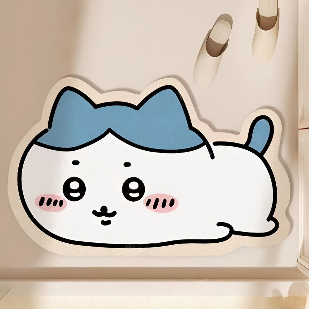 Cartoon-Themed Absorbent Bath Mat