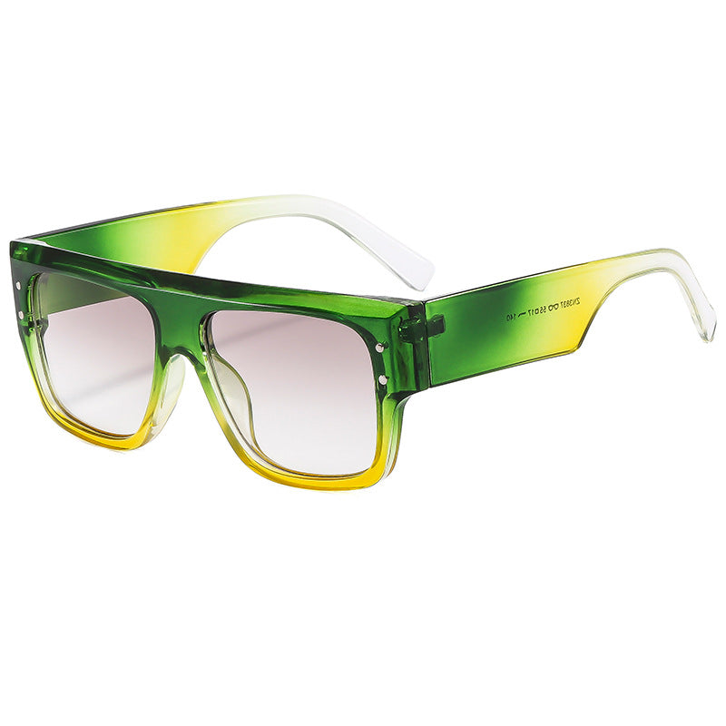 Ladies fashionable sunglasses with rectangular frame and polarized lenses Kalsten