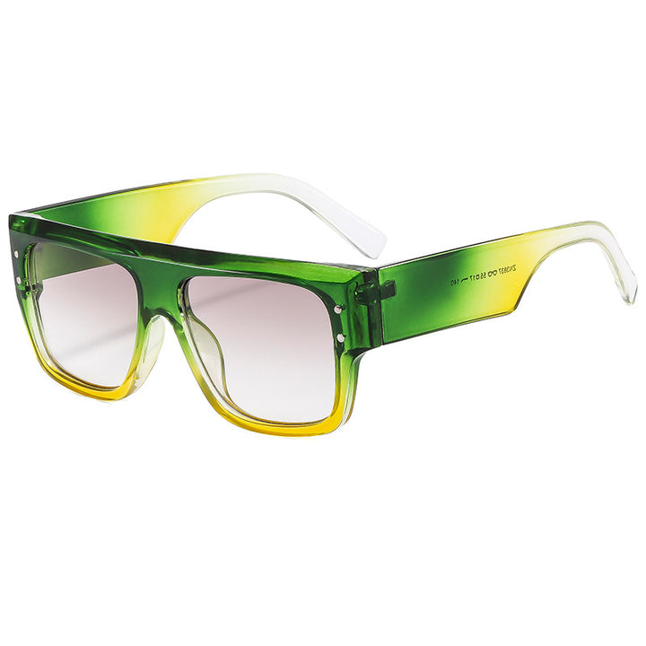 Ladies fashionable sunglasses with rectangular frame and polarized lenses Kalsten