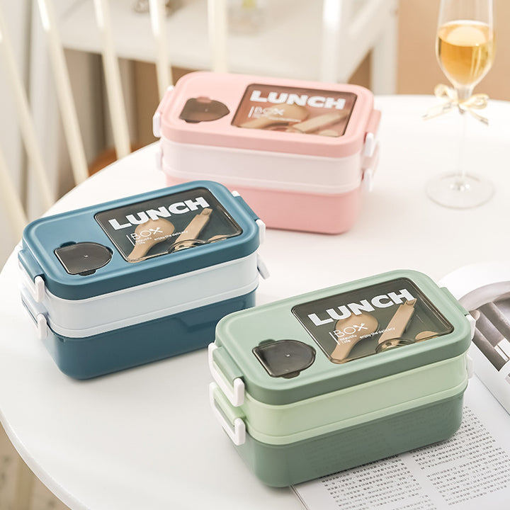 Double-Layered Food Storage Lunch Box