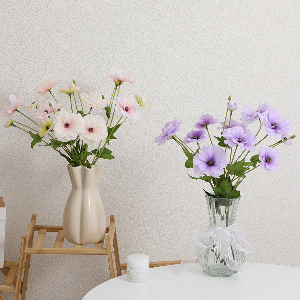 Artificial Poppy Flower Bouquet