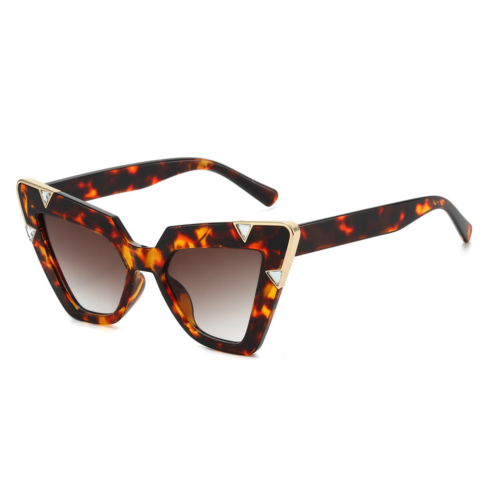 Statement Cat-Eye Sunglasses with Decorative Accents Kalsten
