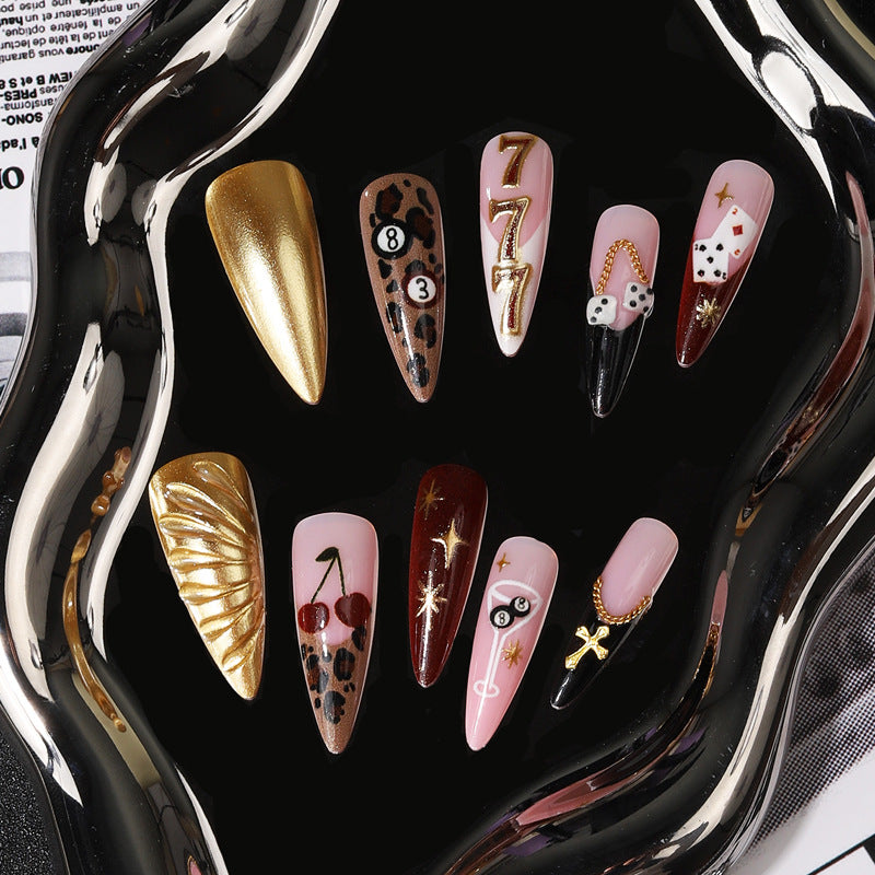 Glamorous Decorative Press-On Nail Tips Kalsten