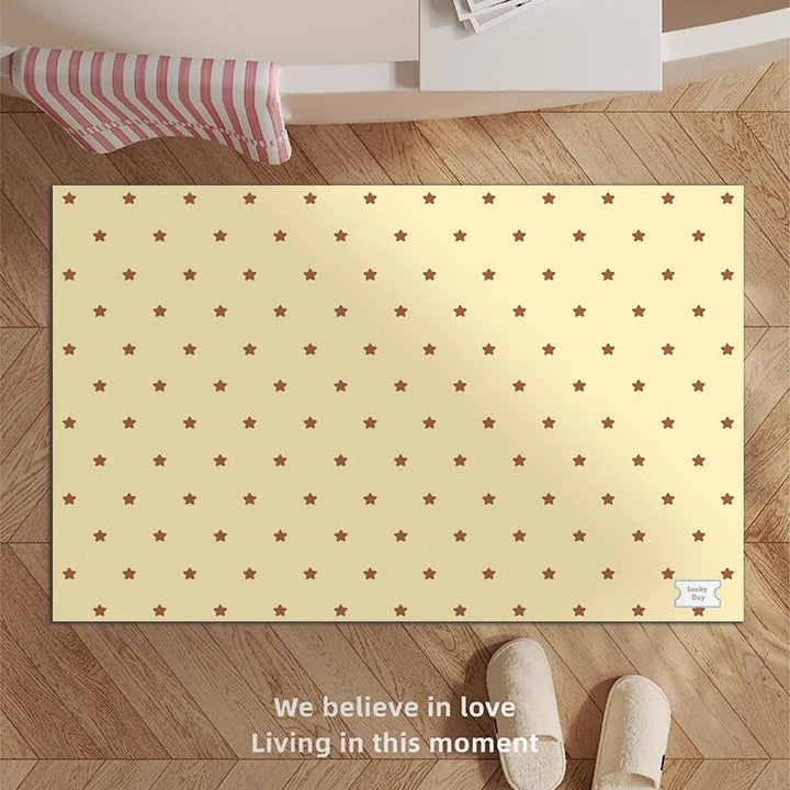 Decorative Star-patterned Bath Mat Kalsten