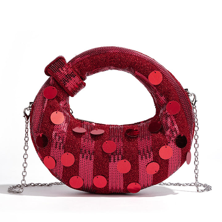Chic Rhinestone-Embellished Handbag Kalsten