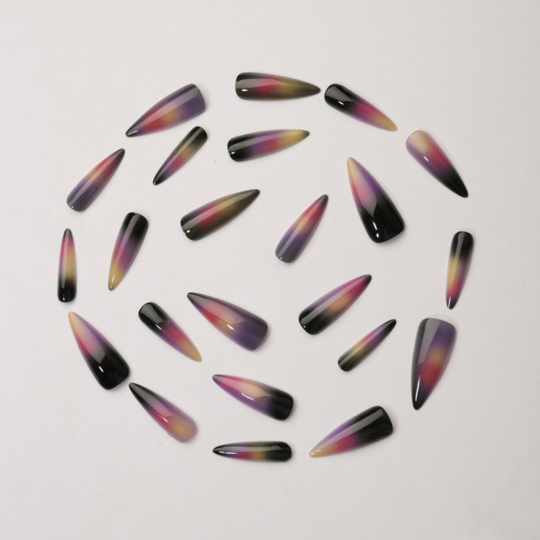 Acrylic Nail Set with Modern Ombre Effect Kalsten