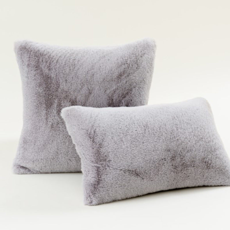 Plush Texture Decorative Pillow