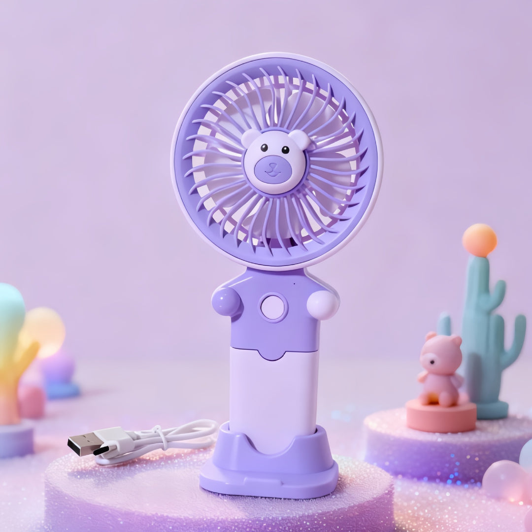 Ladies Portable USB Fan with Flexible Holder Kalsten