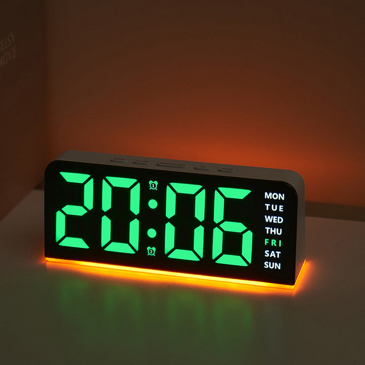 Digital LED alarm clock with color change Kalsten