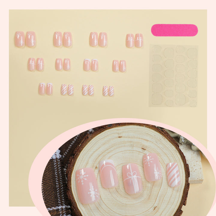 Elegant Decorative Press-On Nail Set kalsten 1788495540