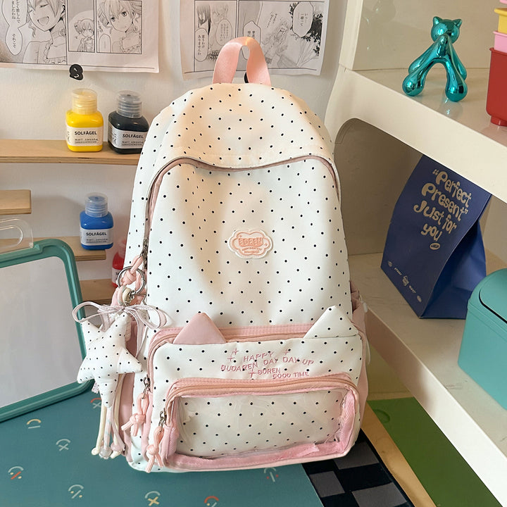 Cute Polka Dot Design Backpack Kalsten