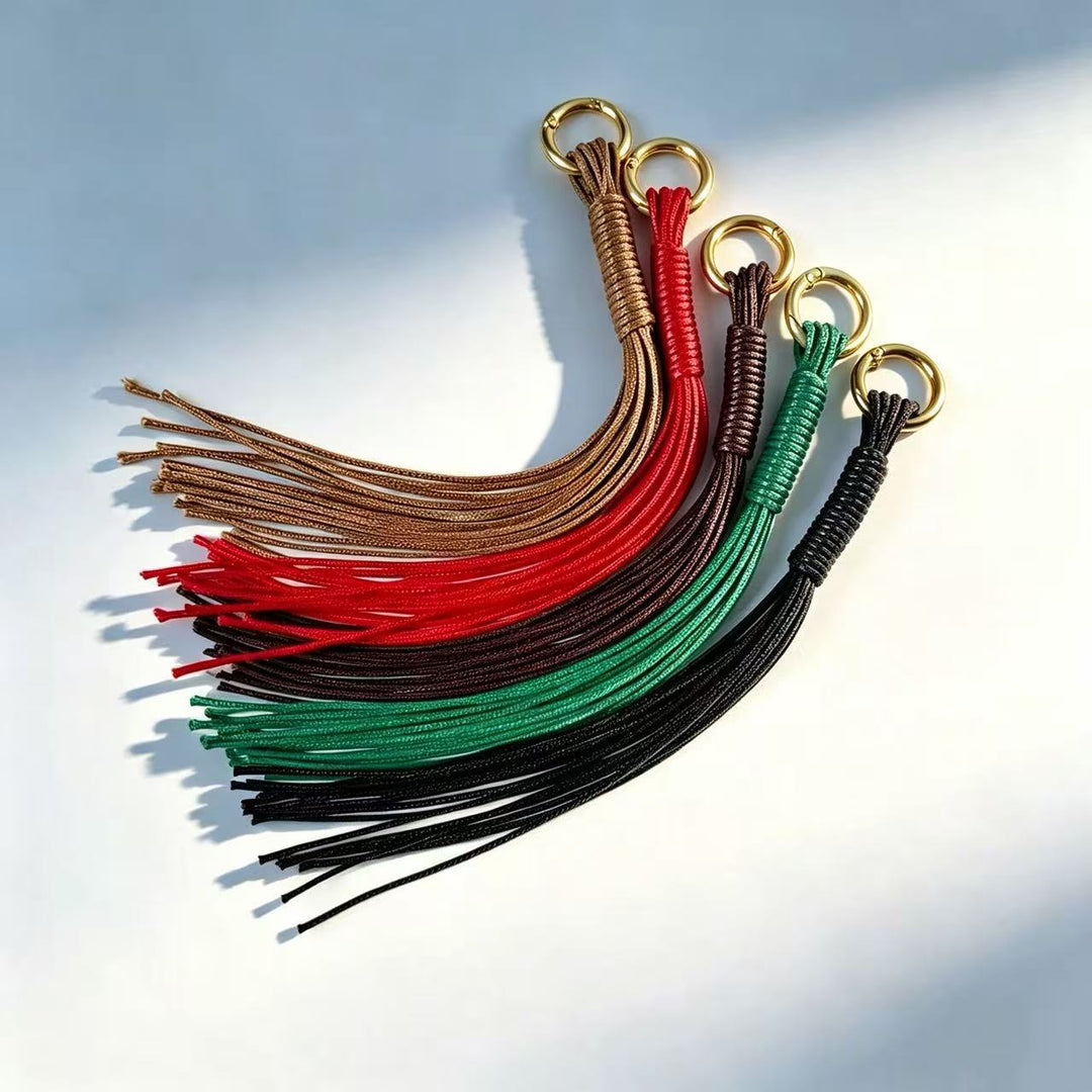 Decorative Leather Tassel Keychain Kalsten