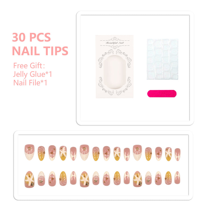 Coastal Inspired Press-On Nail Set