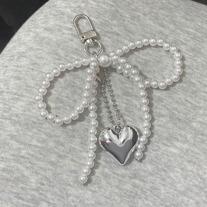 Elegant Pearl Bow Keychain Kalsten
