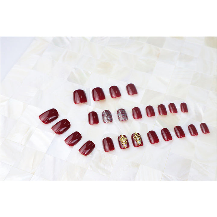 Glittery Decorative Press-On Nail Art Kalsten