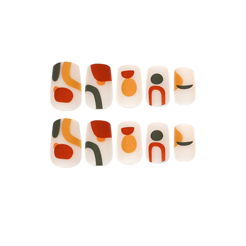 Creative Nail Art with Geometric Designs Kalsten