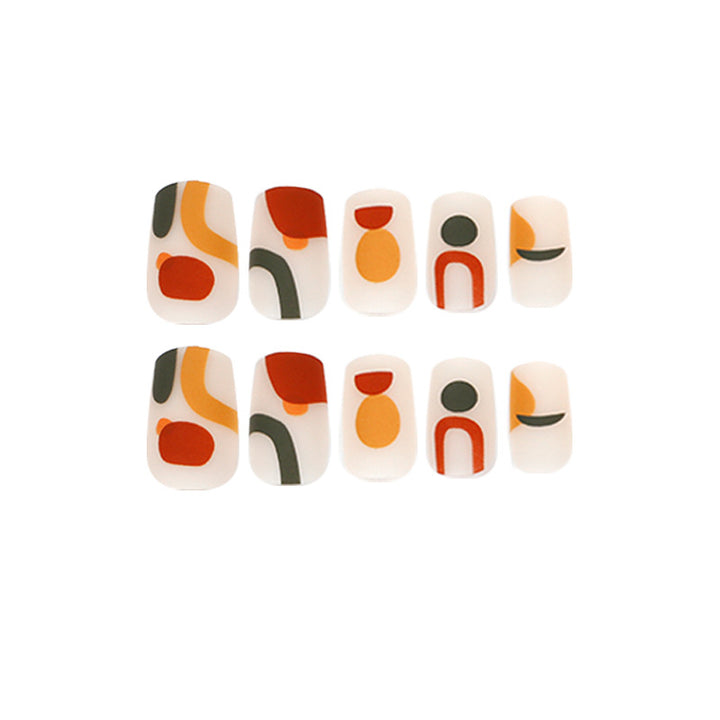 Creative Nail Art with Geometric Designs Kalsten