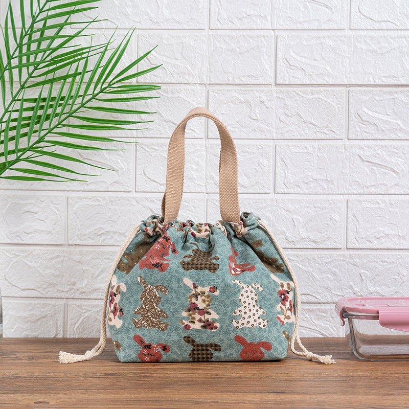 Drawstring Cat-Themed Storage Bag Kalsten