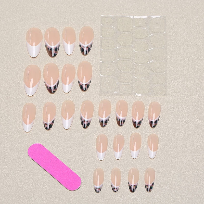 Chic Animal Print Press-On Nail Set