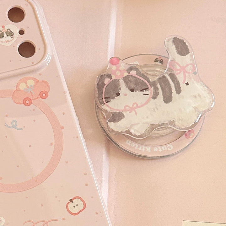 Smartphone Finger Holder in cute cat design Kalsten