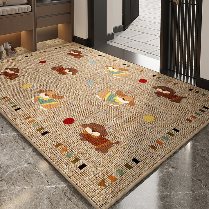 Geometric Patterned Welcome Mat