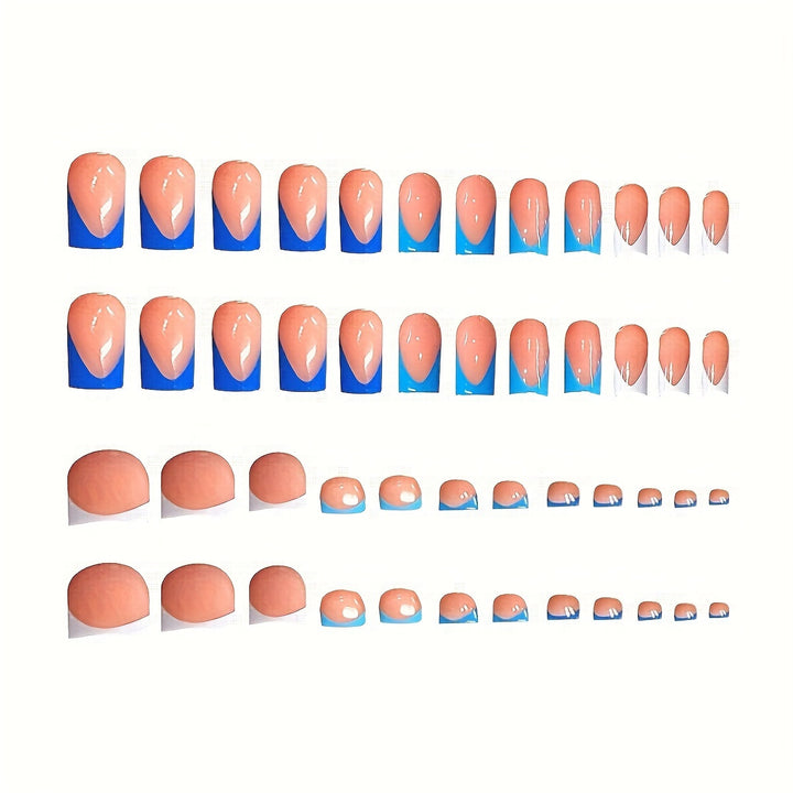 French Tip Press-On Nail Set Kalsten