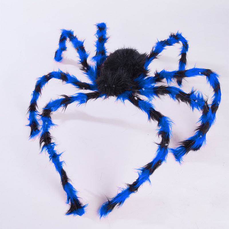 Halloween Headband with Plush Spider