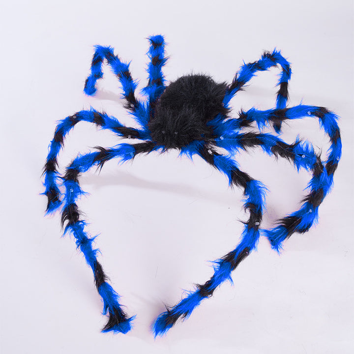 Halloween Headband with Plush Spider