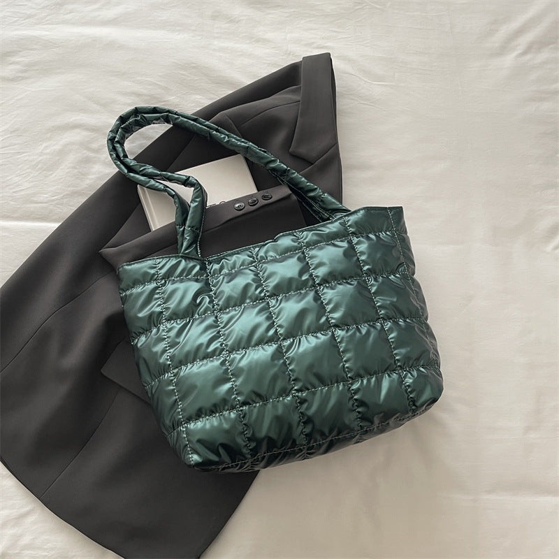 Padded Quilted Tote Bag Kalsten