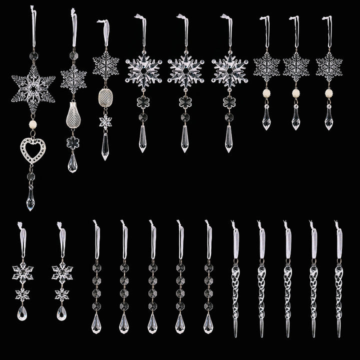 Decorative Crystal Snowflake Ornaments