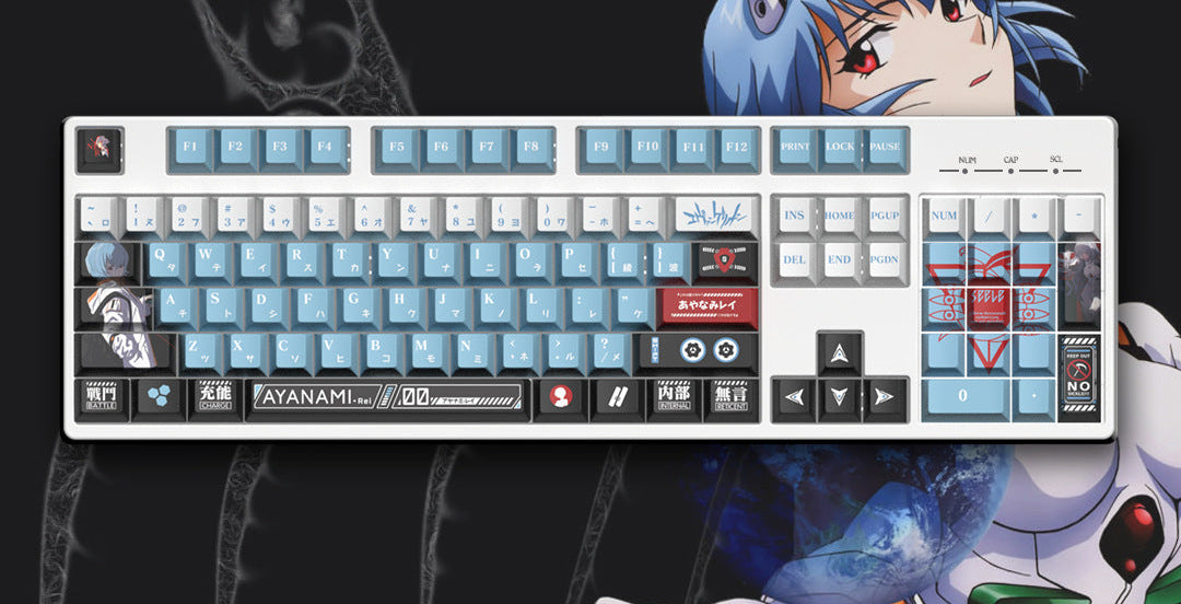 Ocean-Themed Mechanical Keyboard Kalsten