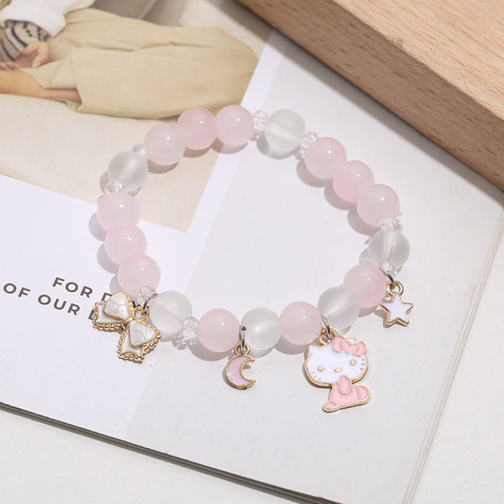 Butterfly Charm Beaded Bracelet Kalsten
