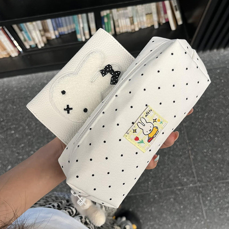 Cute Bunny-Themed Multi-Purpose Pencil Case