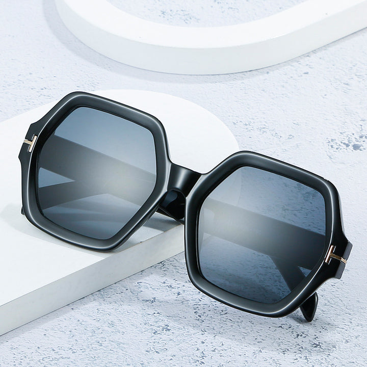 Stylish Oversized Hexagonal Sunglasses Kalsten