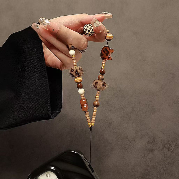 Handcrafted Beaded Charm Keychain Kalsten