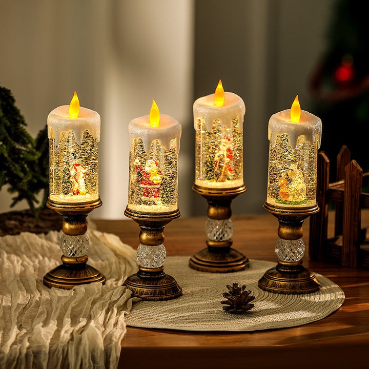 Christmas decoration lantern with snow globe Kalsten