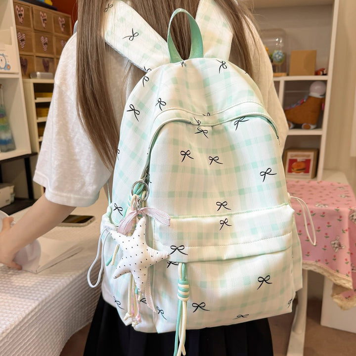 Adorable Bow-Embellished Everyday Backpack