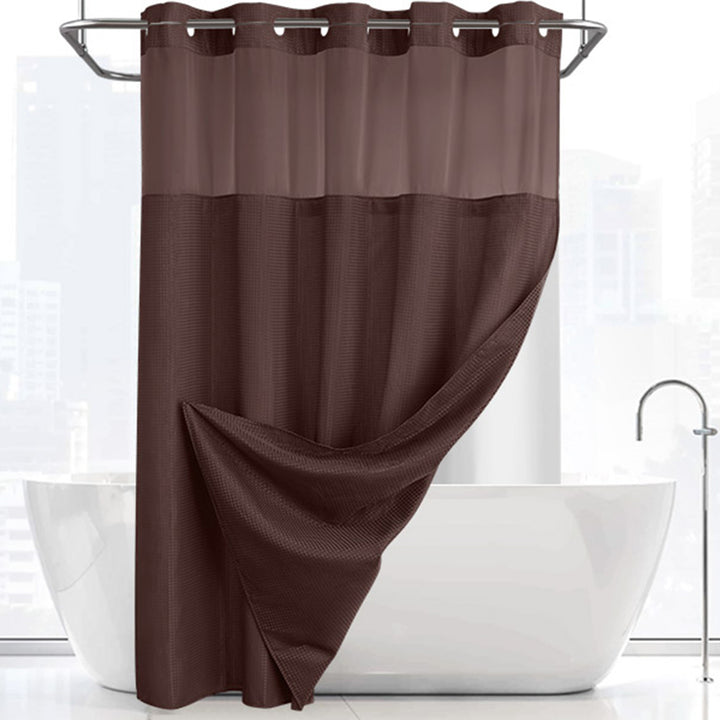 Textured Weave Shower Curtain Kalsten