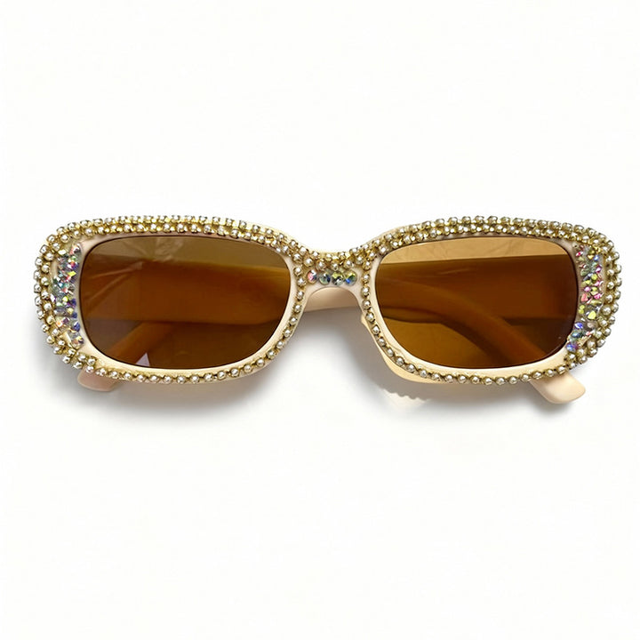 Rhinestone-Embellished Fashion Sunglasses Kalsten