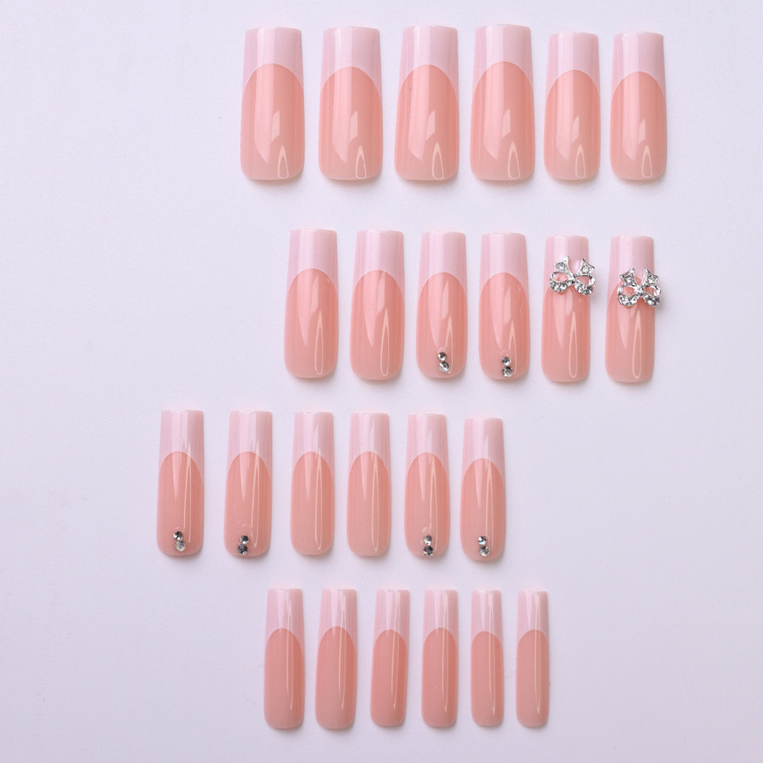 Artificial nails with rhinestone details Kalsten