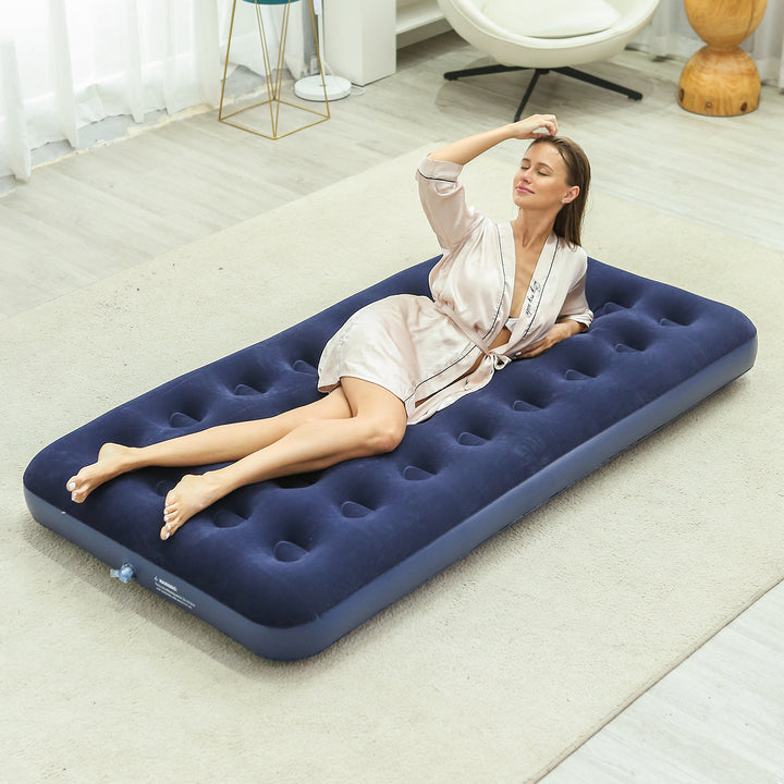 Women's Inflatable Luxury Air Mattress with Soft Velour Surface Kalsten