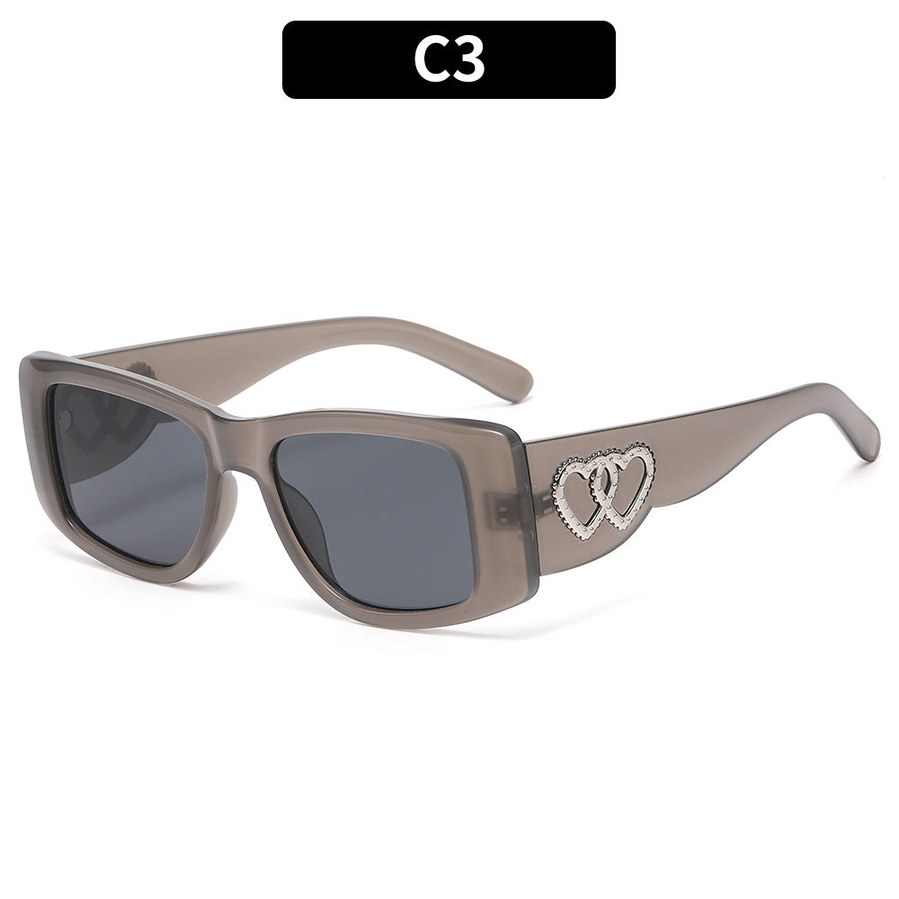 Elegant Statement Square Frame Sunglasses