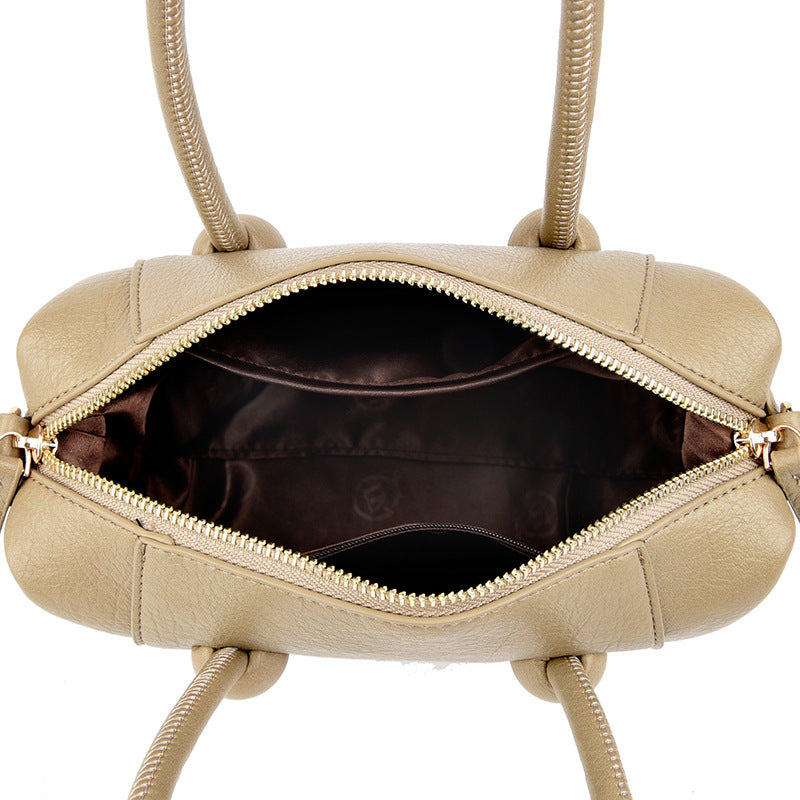 Stylish Textured Handheld Satchel Kalsten