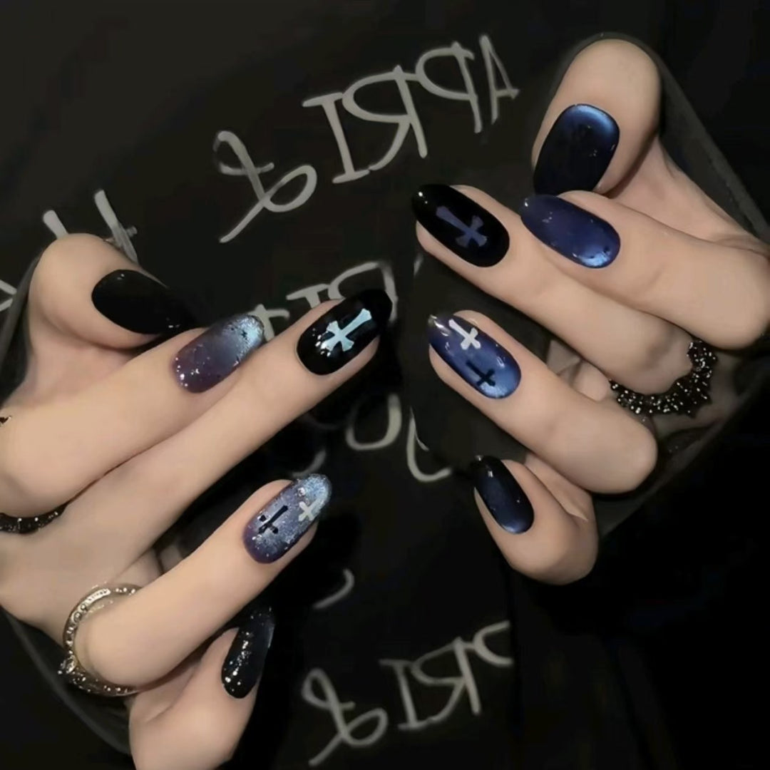 Stylish Artistic Press-On Nail Set Kalsten