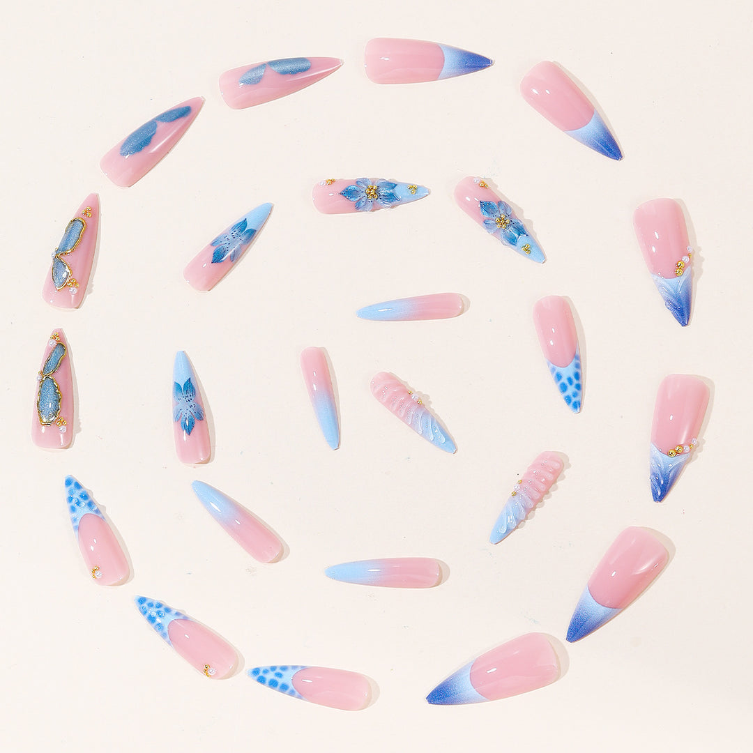 Ocean-Inspired Articulated Nail Set Kalsten
