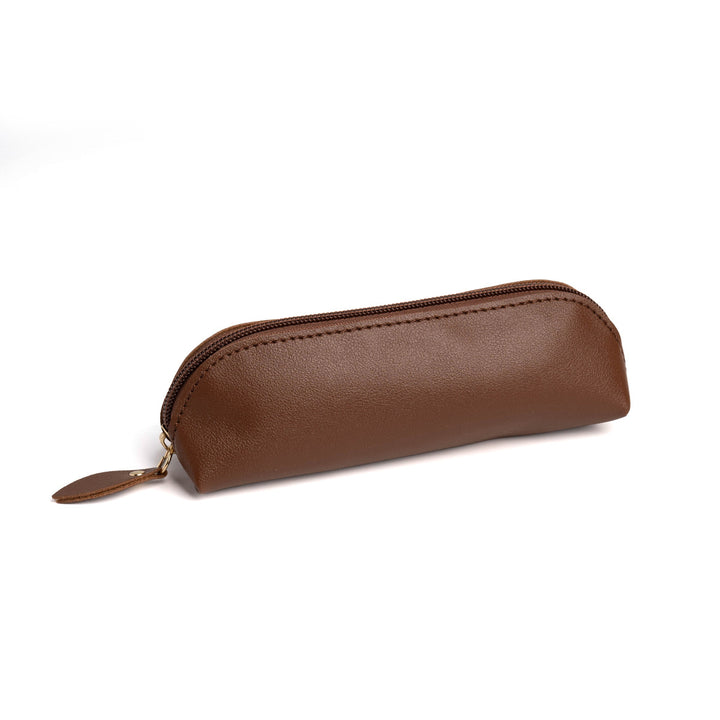 Premium Leather Zippered Pencil Case Kalsten